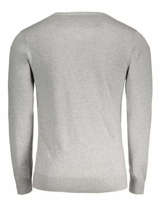 Trendy Rhombus V Neck Sweater