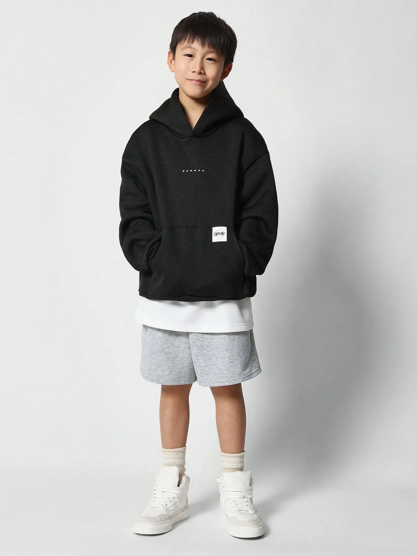 Tween Boys Overhead Essential Hoodie