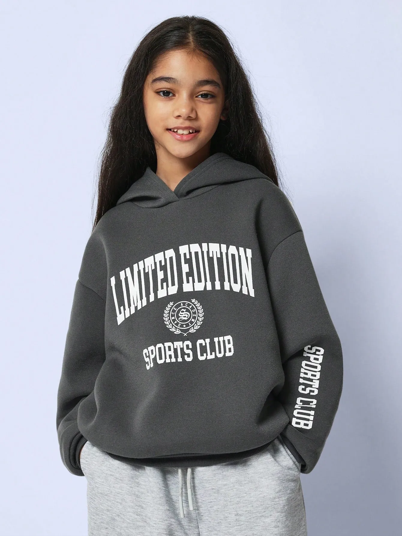 Tween Girls Comfy Overhead Hoodie W/Limited Edition Graphic Print