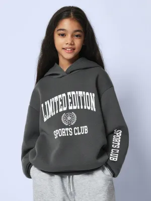 Tween Girls Comfy Overhead Hoodie W/Limited Edition Graphic Print