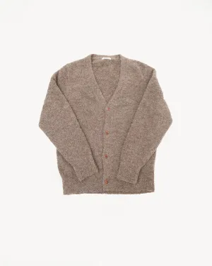 V-Neck Cardigan Boucle Alpaca - Earth